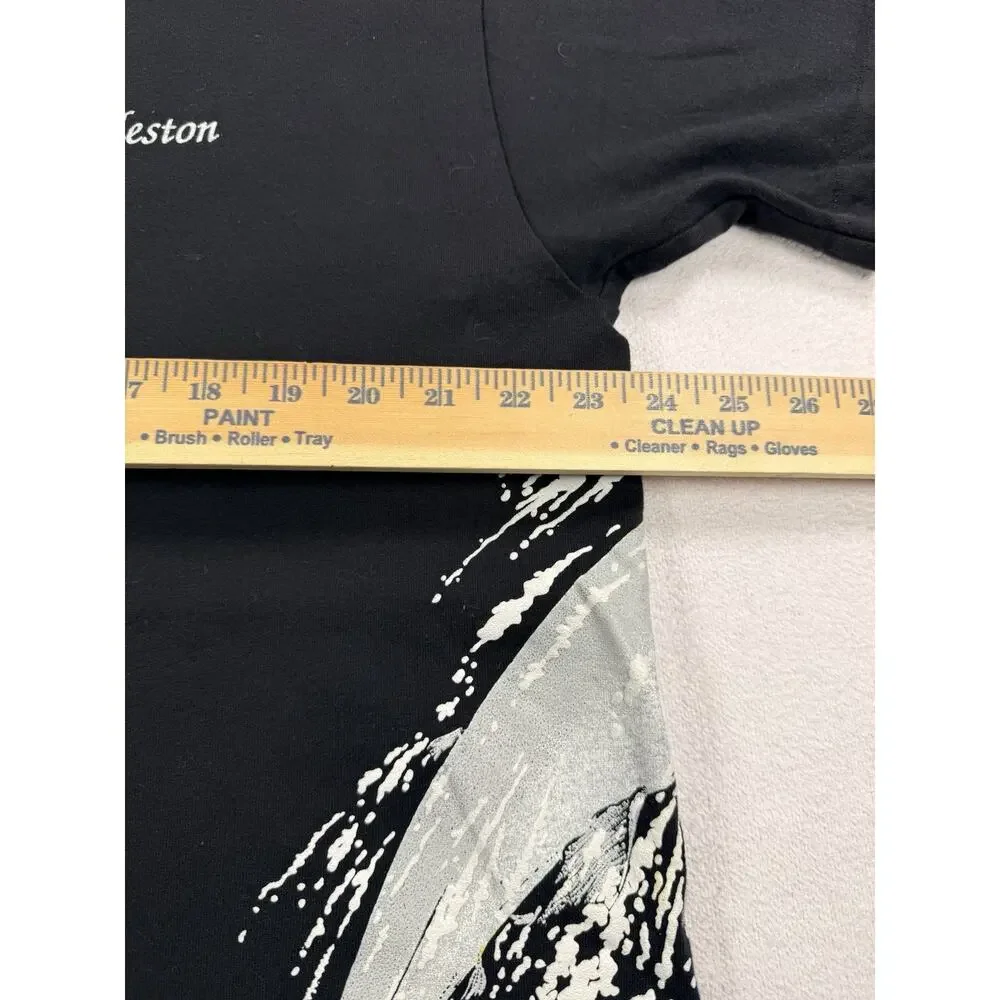 Vintage Anvil Tag Shark Tee AOP Size XL 90s All Over Print Single Stitch